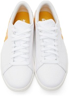 Nike Jordan White & Yellow Air Jordan 1 Centre Court Sneakers