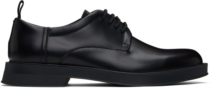 Photo: Hugo Black Brush-Off Leather Derbys
