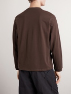 Portal - Root Organic Cotton and Hemp-Blend Jersey T-Shirt - Brown