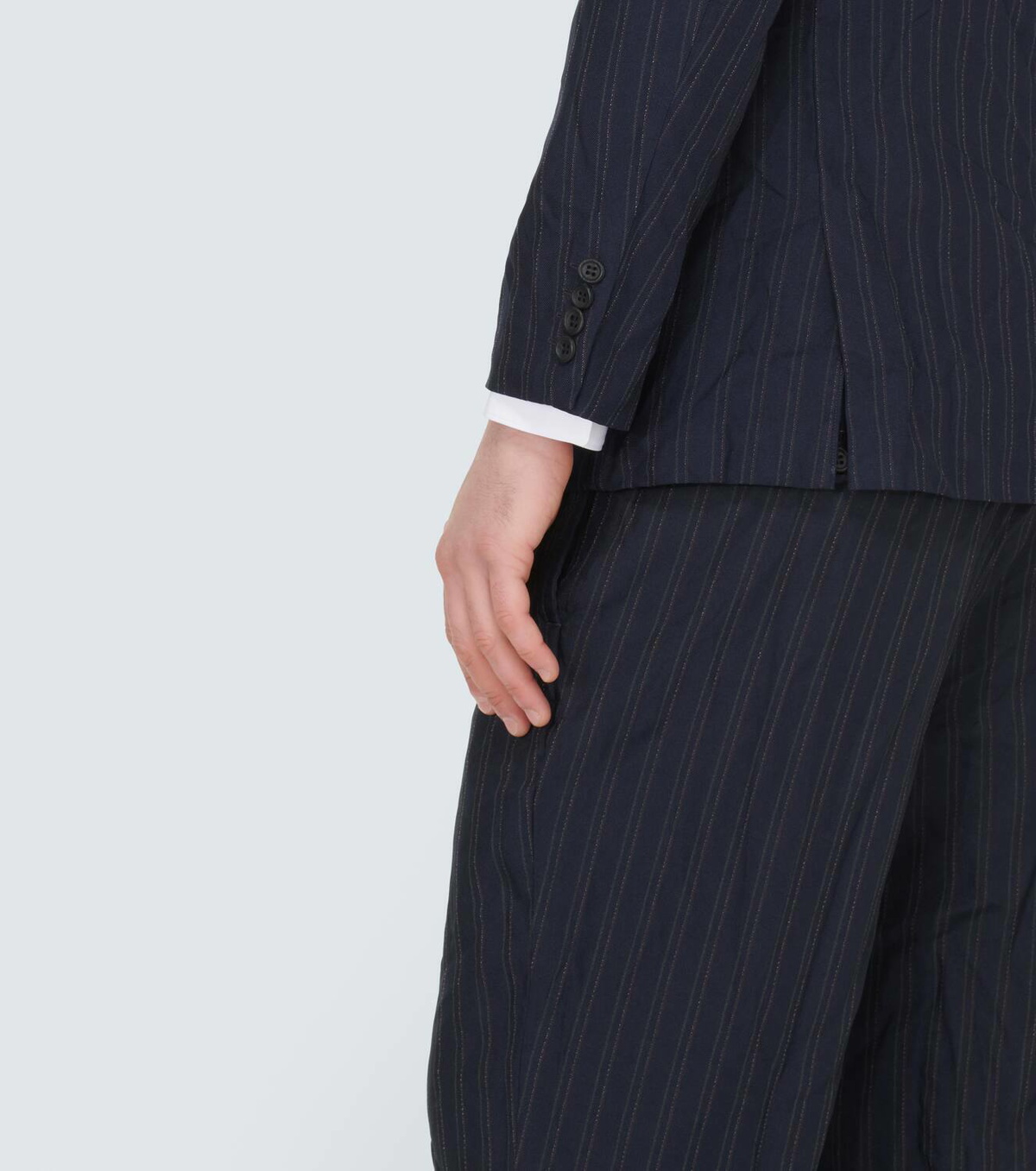 Comme des Garçons Homme Deux Striped blazer