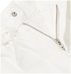 Frescobol Carioca - Slub Tencel and Linen-Blend Drawstring Trousers - White