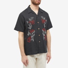 Paul Smith Men's Embroidered Vacation Shirt in Black