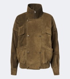 Saint Laurent Suede blouson jacket