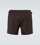 Tom Ford Cheetah-print swim trunks