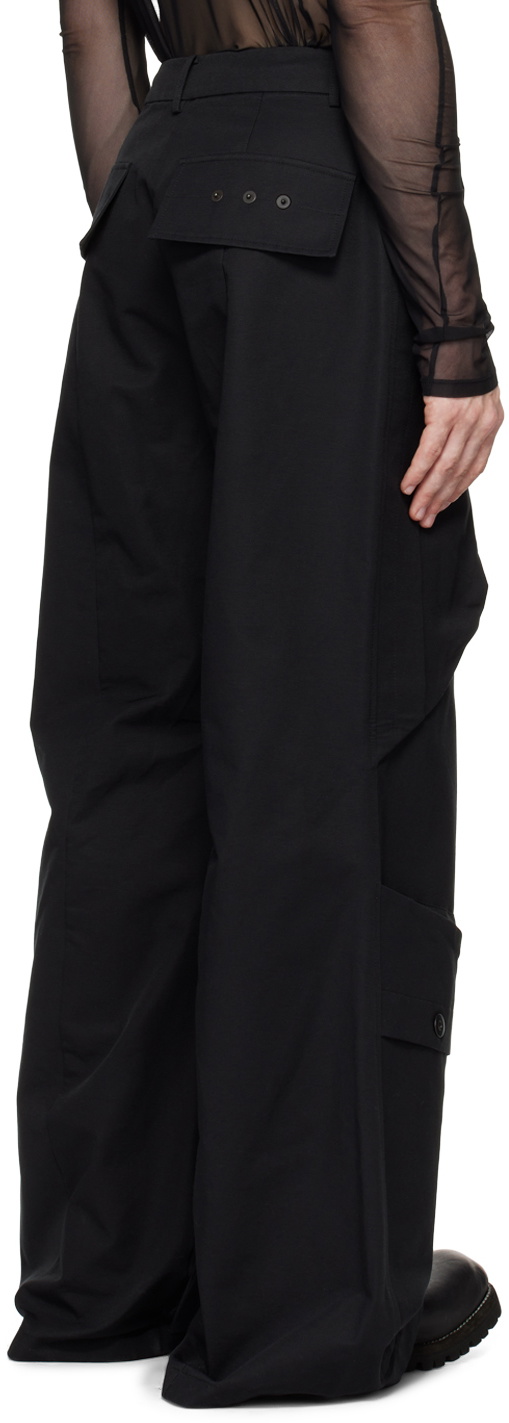 CARNET-ARCHIVE Black Wide Mass Trousers