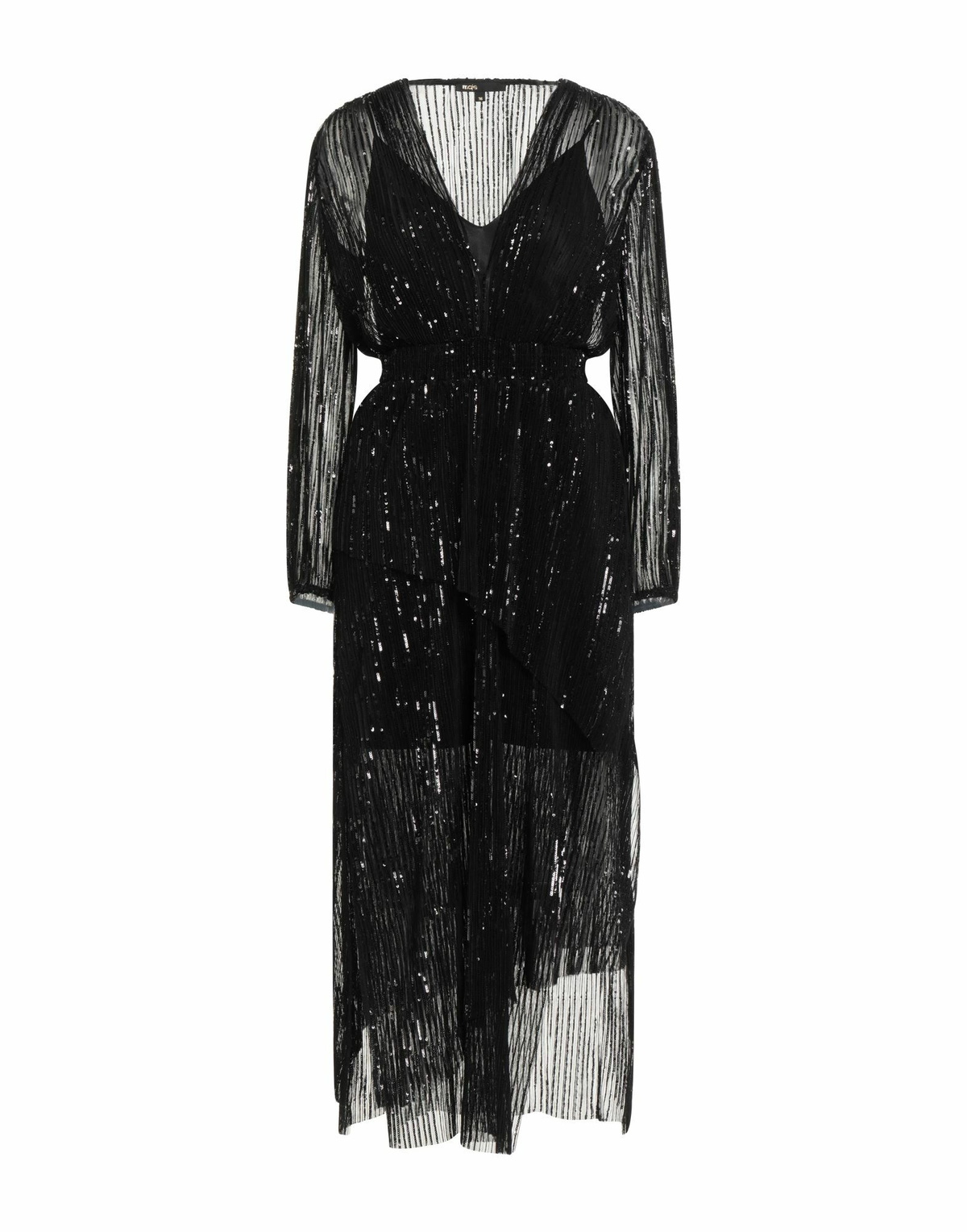 Maje Womens Midi dress in Black