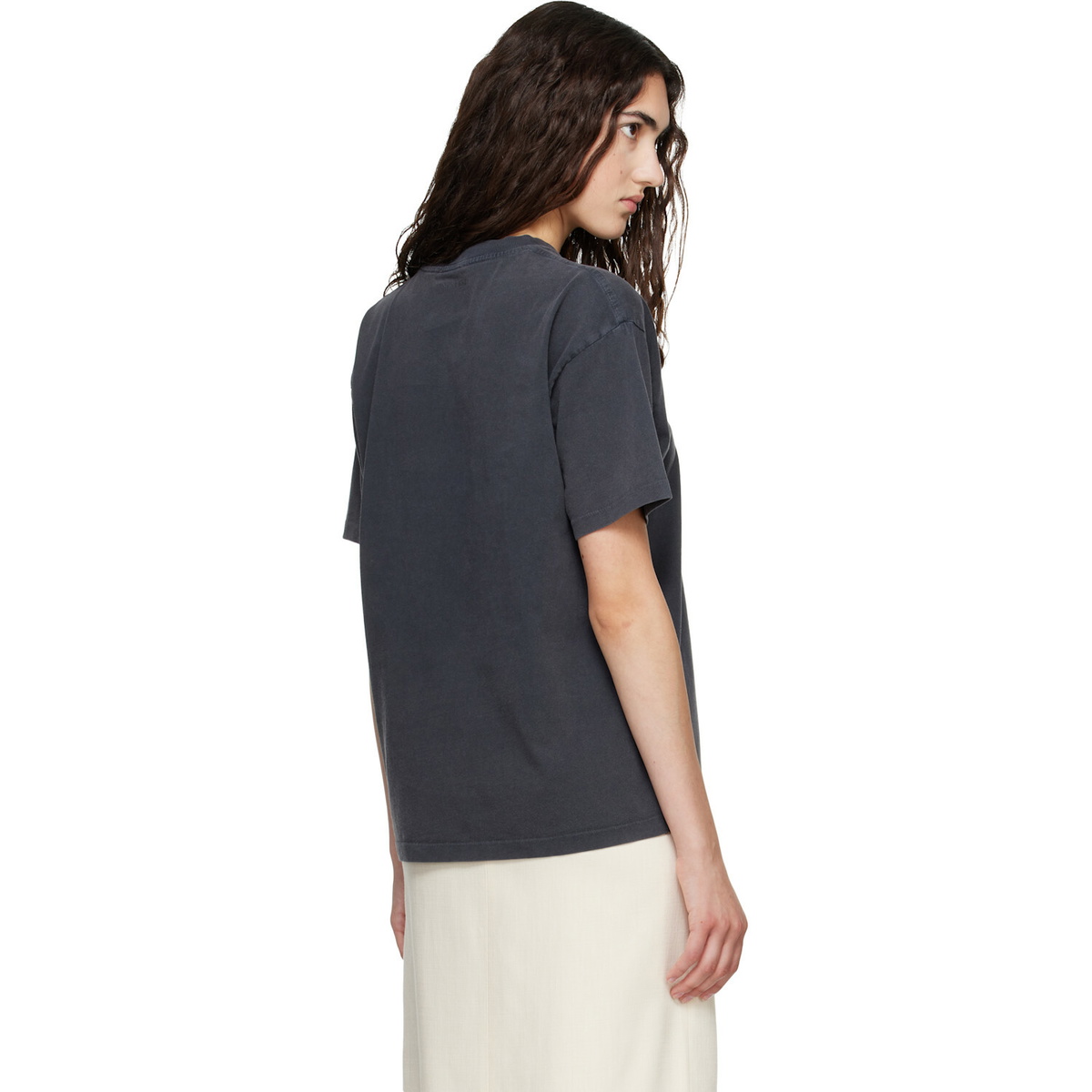 ANINE BING Black Cade T-shirt
