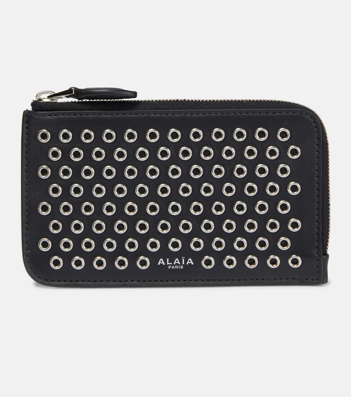 Alaïa Studded leather card holder