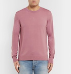 Theory - Riland Merino Wool-Blend Sweater - Pink