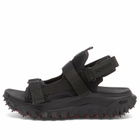 Moncler Women's Trailgrip Vela Sandals in Black