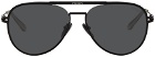 Prada Eyewear Black Aviator Sunglasses