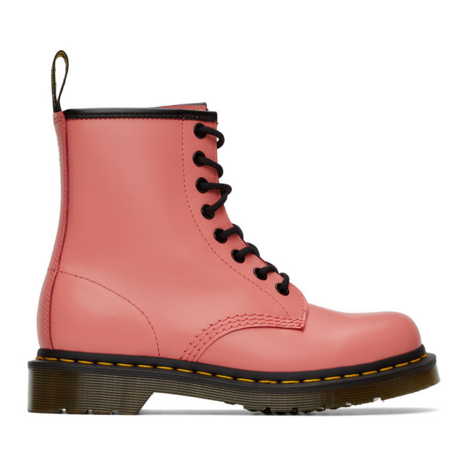 Pink Doc Martin Dr. Martens Pink 1460 Boots Dr. Martens