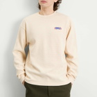 Randy's Garments Men's Randy’s Garments  Heavyweight Thermal Crew Neck Sweatshirt in Natural