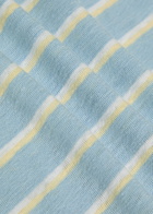 Frame The Linen Baby Striped Stretch-linen T-shirt Blue