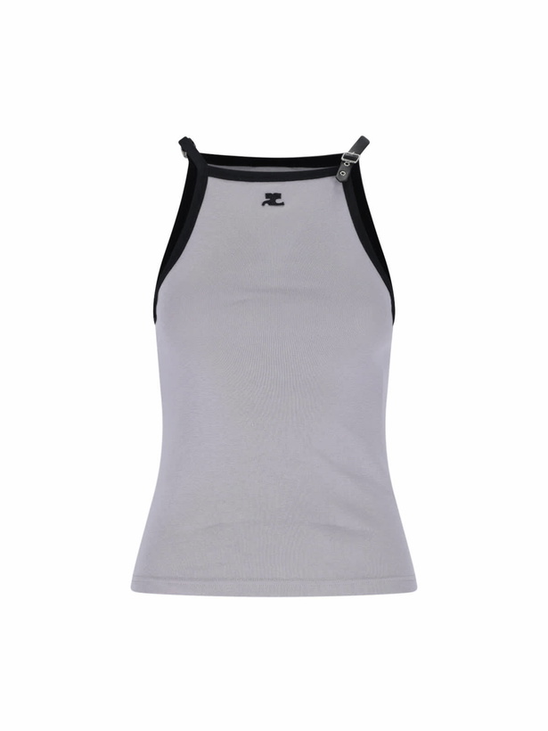 Photo: Courrèges Logo Tank Top