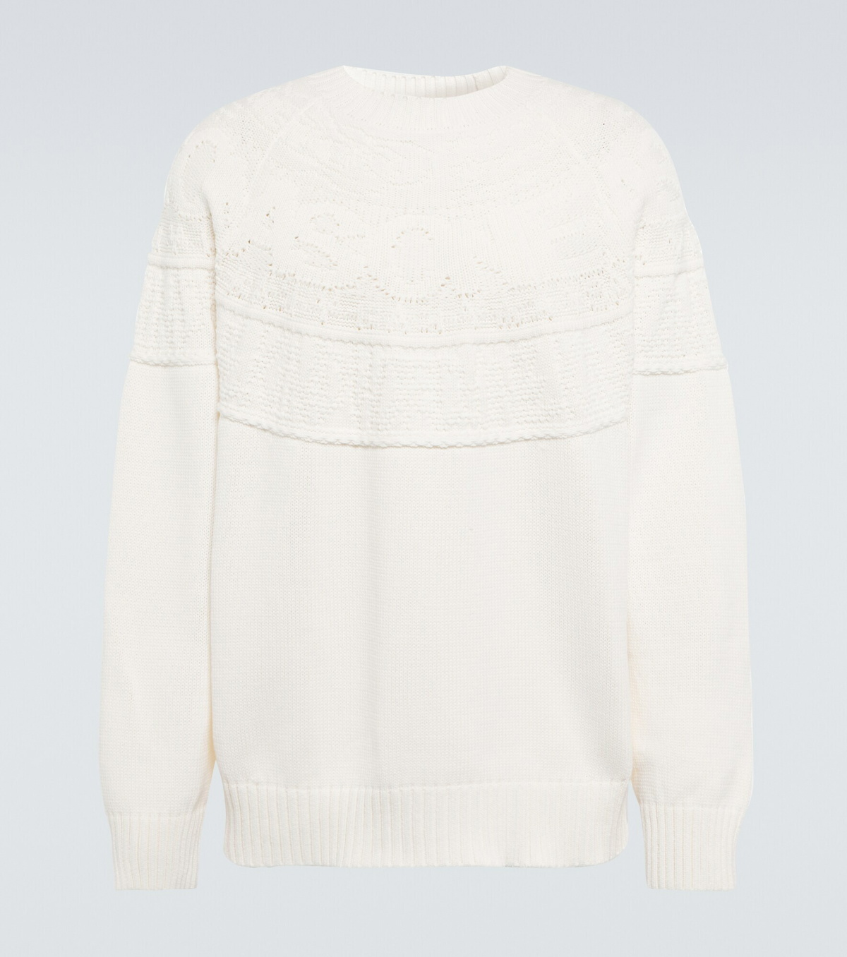 Sacai - Cotton-blend sweater