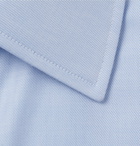 Kingsman - Turnbull & Asser White Double-Cuff Cotton-Twill Shirt - Blue