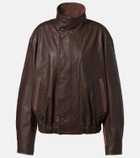 Lemaire Leather blouson jacket