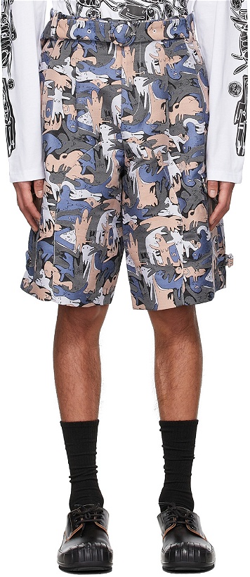 Photo: Charles Jeffrey Loverboy Multicolor Army Shorts