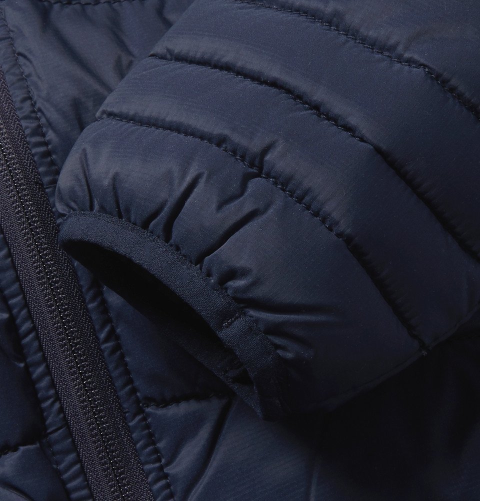 Canada Goose Brookvale Slim Fit Quilted Shell Hooded Down Jacket Men Blue Canada Goose