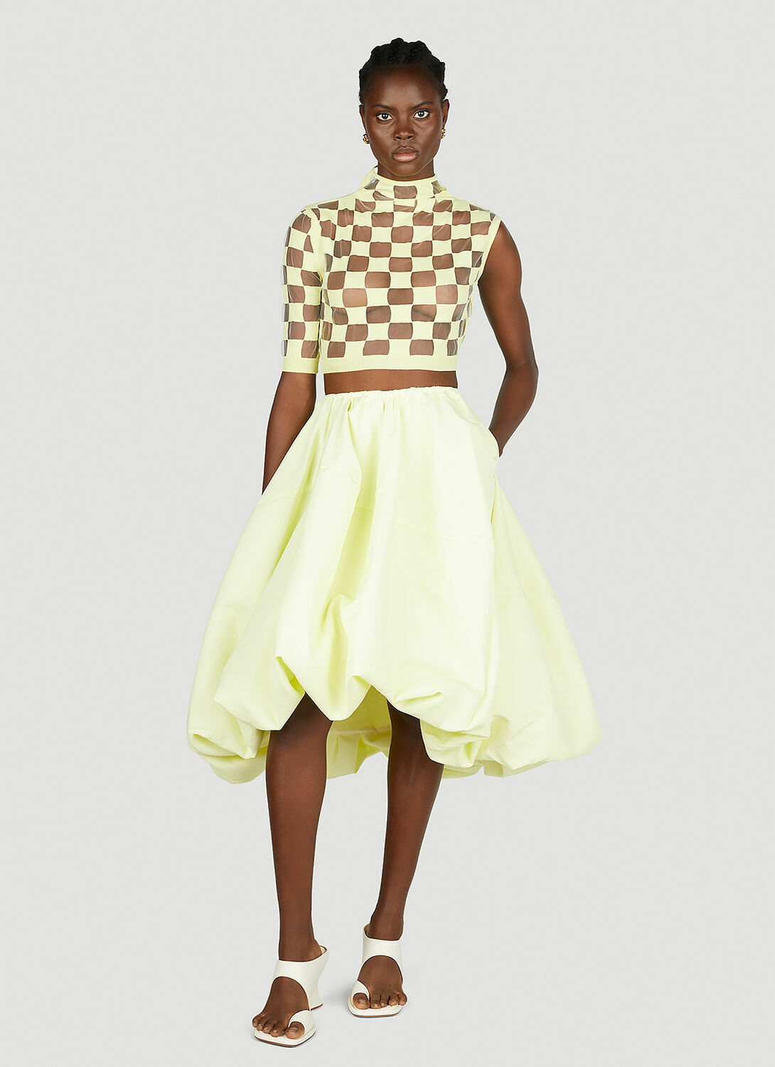 Sportmax Balloon Midi Skirt
