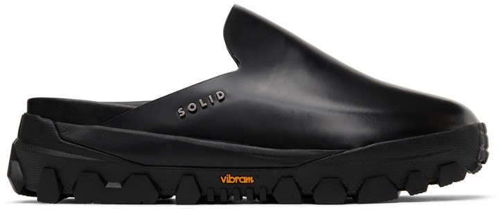 Photo: Solid Homme Black Sneaker Mule Loafers