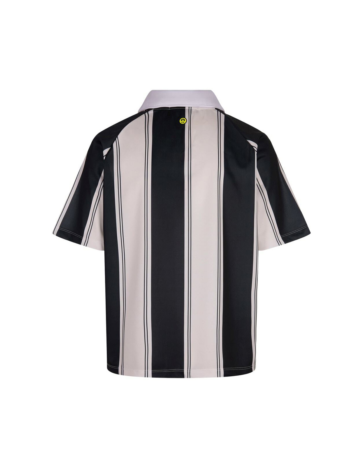 Barrow Black Striped Triacetate T-shirt