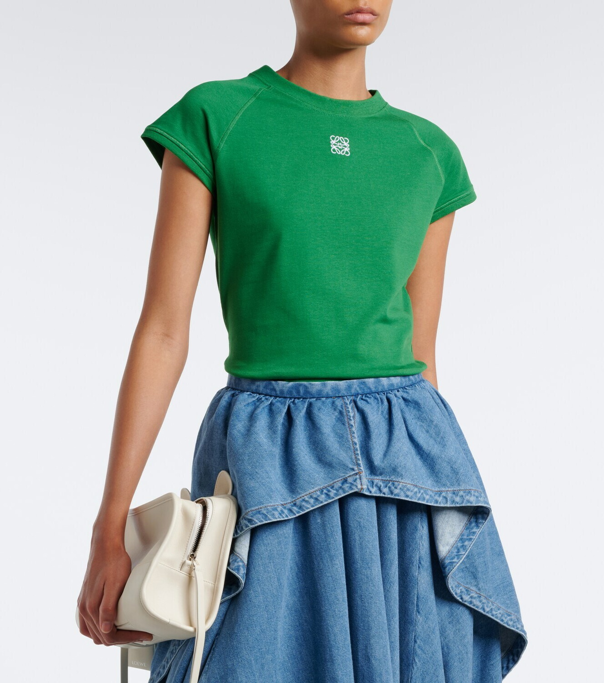 Loewe Anagram cotton-blend T-shirt