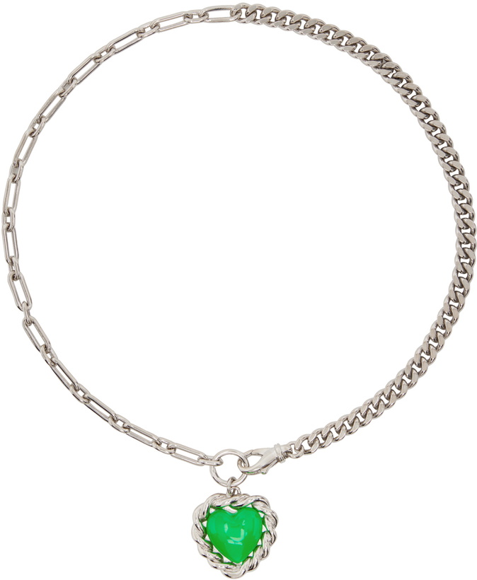 Photo: Safsafu Silver Neon Limelight Necklace
