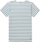 Armor Lux - Striped Cotton-Jersey T-Shirt - Blue