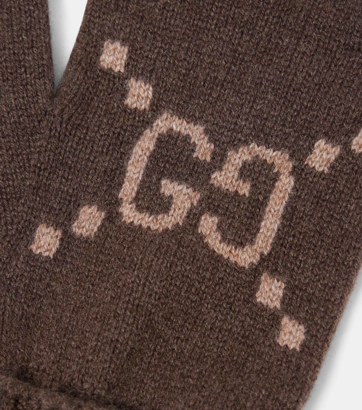 Gucci GG cashmere jacquard gloves