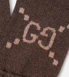 Gucci GG cashmere jacquard gloves