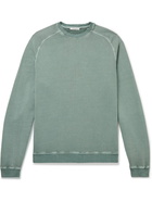 Boglioli - Garment-Dyed Cotton-Jersey Sweatshirt - Blue