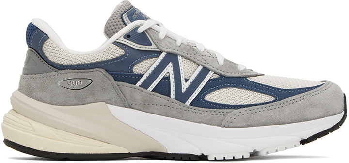 Photo: New Balance Gray Made In USA 990v6 Sneakers
