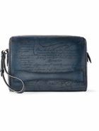 Berluti - Rosewood Neo Scritto Venezia Leather Pouch