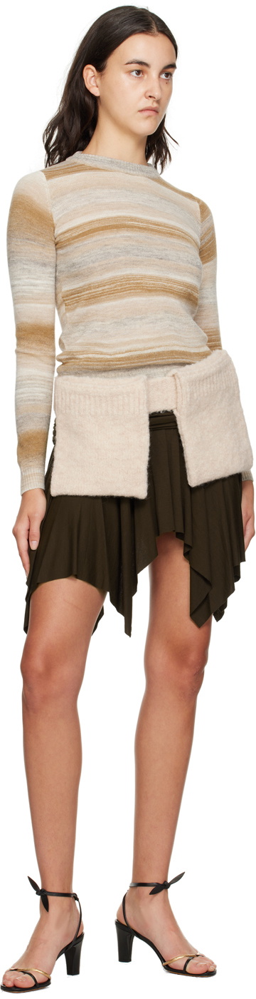 Gimaguas White Twist Fanny Pack Gimaguas