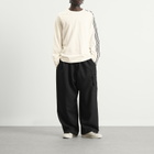 Y-3 Men's Distressed Long Sleeve T-Shirt in Beige