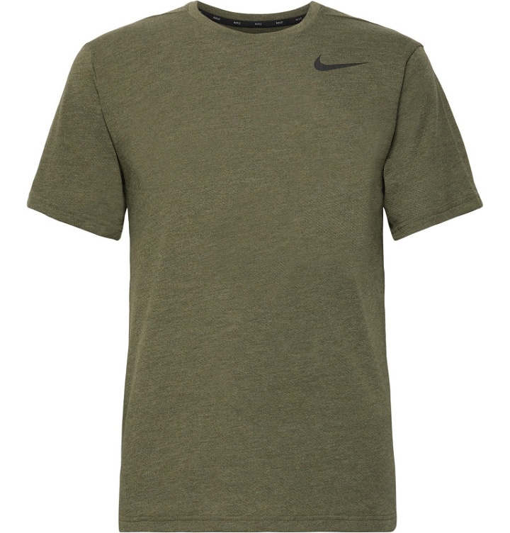 Photo: Nike Training - Breathe Dri-FIT T-Shirt - Green