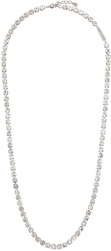 Photo: Givenchy Silver 4G Crystal Necklace