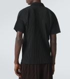 Homme Plissé Issey Miyake Basics pleated polo shirt