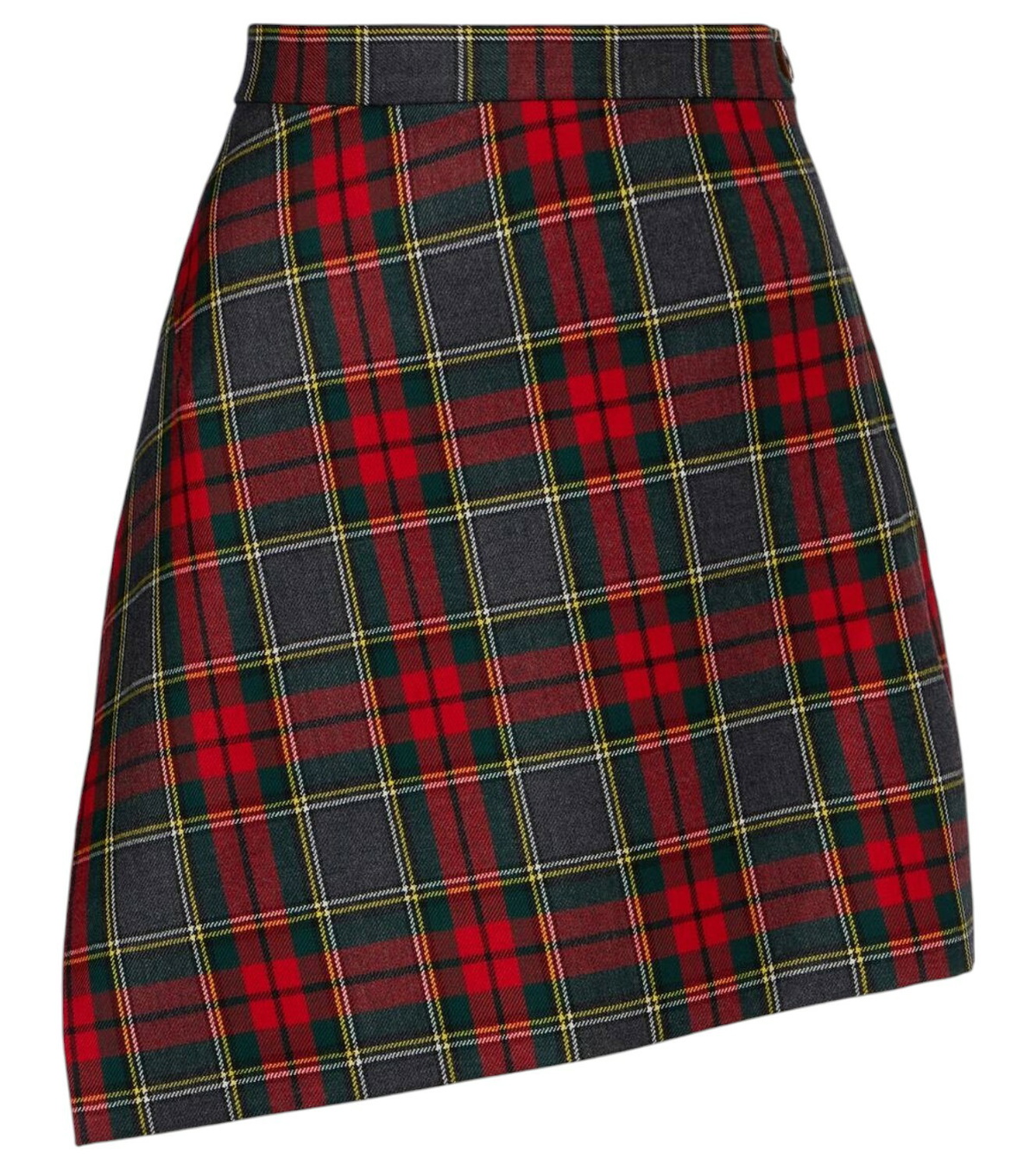 ミニスカート Vivienne Westwood Cut Off Mini Skirt Cut Off checked wool miniskirt in multicoloured - Vivienne