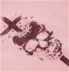 RtA - Printed Cotton-Jersey T-Shirt - Pink