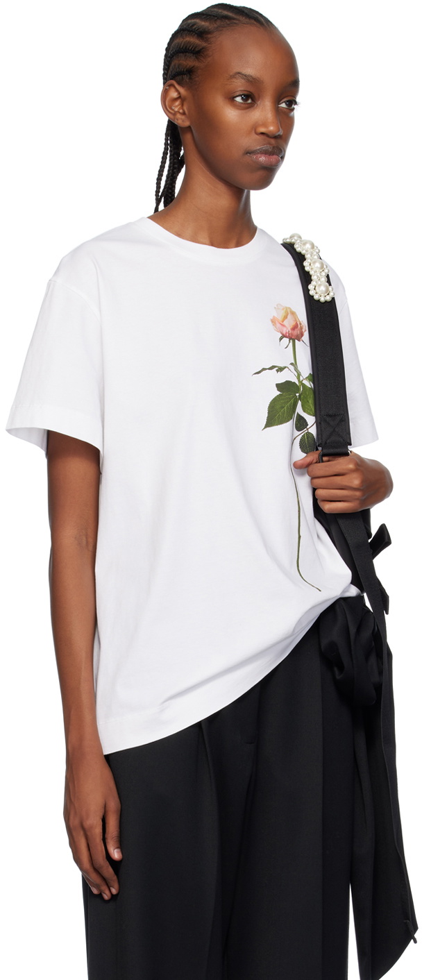 【関税込み】Rose Banquet T Shirt - Simone Rocha - Cotton - W 5195P53-M0569WHITE_1.jpg?v=