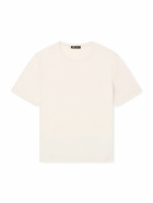 Loro Piana - Mazzorbo Silk and Cotton-Blend Jersey T-Shirt - Neutrals