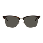 Saint Laurent Tortoiseshell and Silver SL 340 Sunglasses