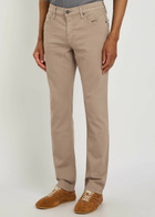 Paige Federal Slim Straight-leg Jeans Beige
