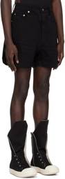 Rick Owens DRKSHDW Black Geth Shorts