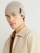 Zegna - Leather-Trimmed Cashmere Beanie