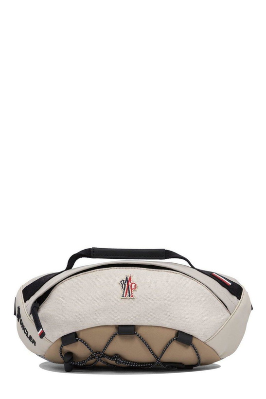 Photo: Moncler Grenoble Logo Embroidered Zip-up Belt Bag