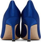 Manolo Blahnik Blue Hangisi Heels